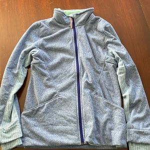Ivivva zip up sweater fleece Lined Size 14